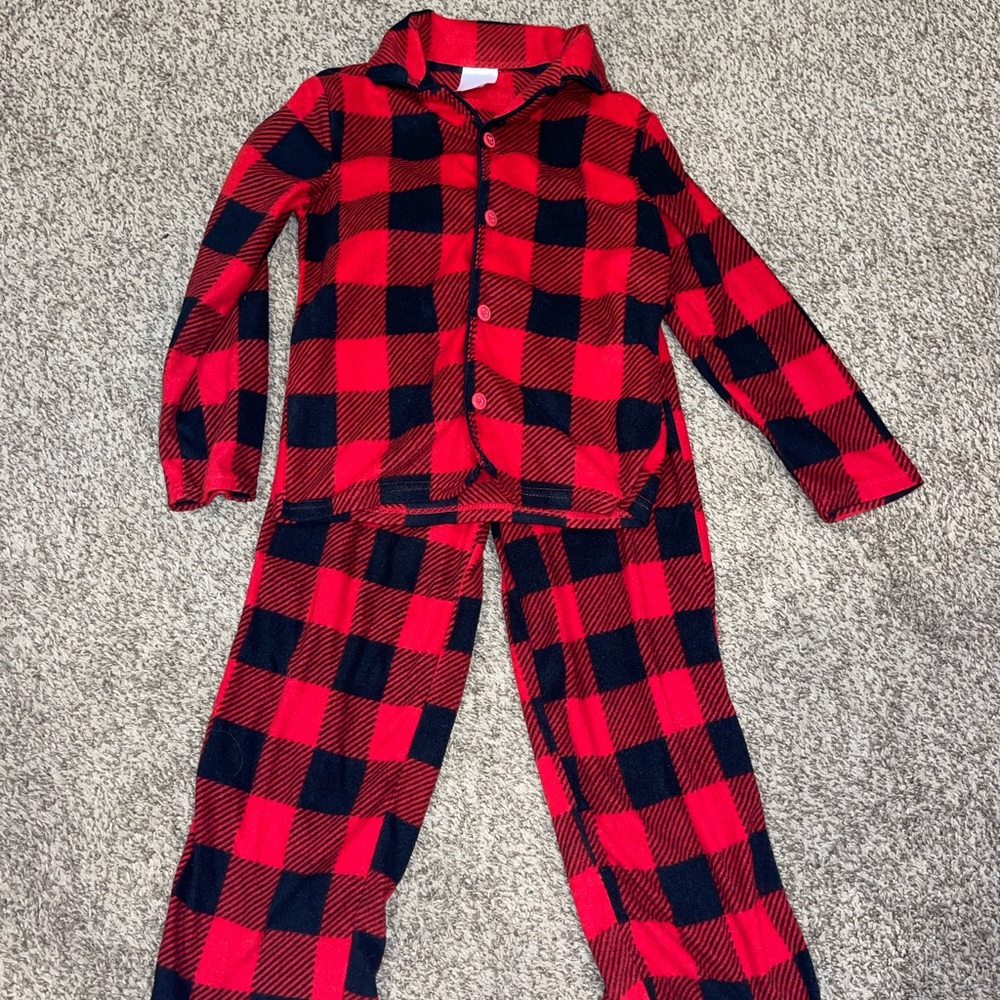 Boys Buffalo Plaid Pj’s